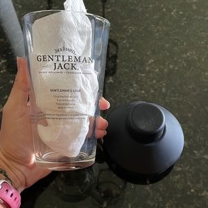 Glass Shaker with Rubber Top